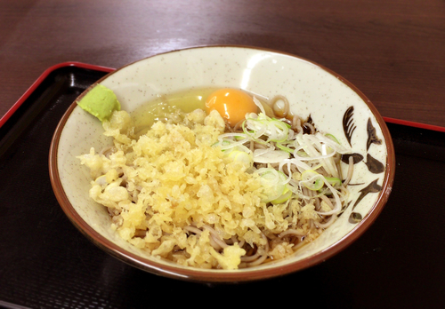 「冷やしたぬき(290円)+たまご(50円)」@天かめ 両国店の写真