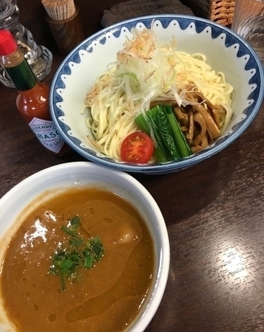 「エビつけ麺 (冷＆並盛) ¥850」@GANCON NOODLEの写真