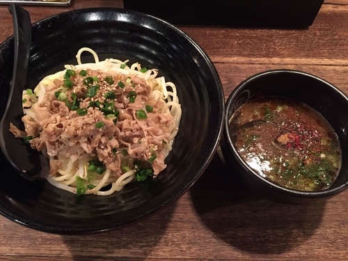 「肉辛つけ麺 中盛」@麺や すする まる弐の写真