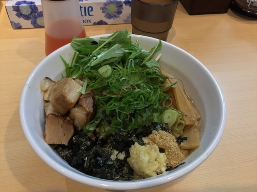 「塩まぜそば 大盛 ¥930」@麺屋こころ 西尾店の写真