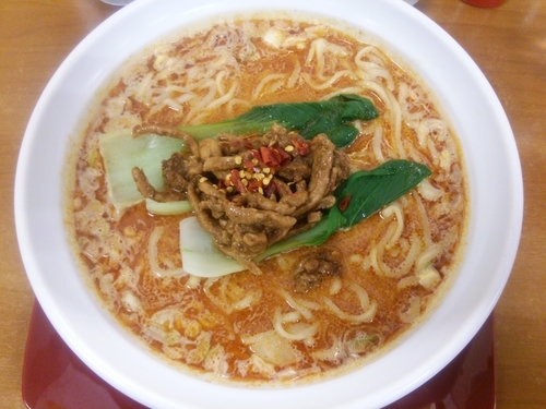 「坦々麺＋辛味（獄辛）＋大盛」@らーめん我礫の写真