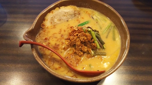 「信州味噌らーめん＋炙りチャーシュー」@麺場田所商店 春日部店の写真