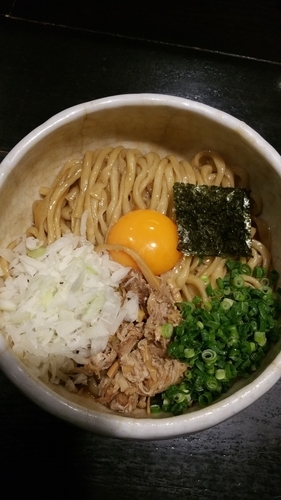 「和え豚そば」@俺の空 新宿店の写真