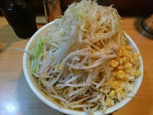 「プチ二郎（丸鶏入りスープ）」@ラーメン二郎 八王子野猿街道店2の写真