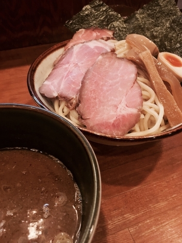 「鶏豚濃厚つけ麺」@麺屋 清水の写真