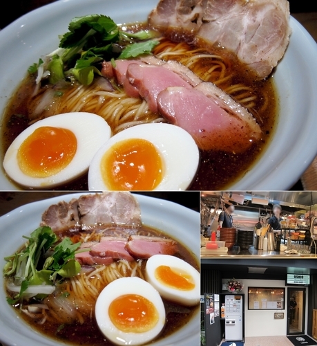 「黒 にほんいち醤油そば 870円（大盛）」@Ramen&Bistro ushio ueno eastの写真