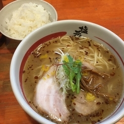 天然塩ラーメンゆず多め