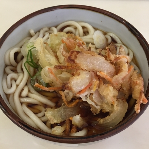 「天ぷら（￥330）」@高田うどん店の写真