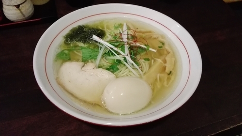 「淡麗塩煮干しそば（12/23・12/24限定）」@いりにぼの写真