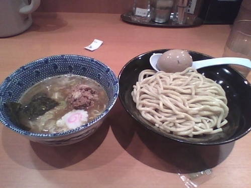 「朝特製つけ麺」@六厘舎の写真