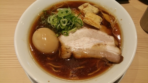 「中華そば(780円)＋味玉(100円)」@鯛塩そば灯花 本店の写真