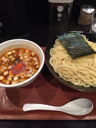 「辛いつけ麺 特盛  850円」@つけ麺屋 しずく 夢の写真