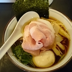 特製四つ葉そば¥1030+にぎり¥350(¥1380)