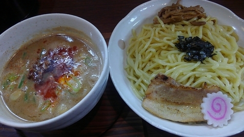 「辛つけ麺@800円」@さるいち 大口店の写真