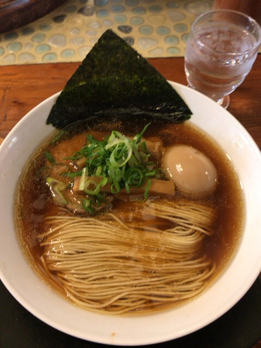 「中華そば680円税+クーポン煮卵」@麺や食堂 本店の写真