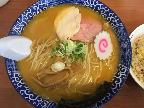 「味噌中華そば(864円)+炒飯セット(259円)」@芳醇煮干 鈴木ラーメン店の写真