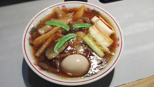「なまこと冬野菜の醤油煮込み蕎麦（限定）」@中華蕎麦 瑞山（ZUIZAN）の写真