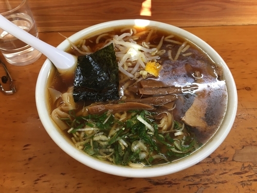 「ワンタンメン   750円」@支那ラーメン 桂山の写真