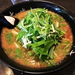 らーめん+水菜トッピング