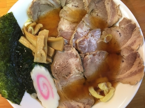 「正油らーめん極太麺 780円（チャーシュー+420円）」@麺屋 せんりの写真