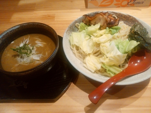 「牡蠣つけ麺(並盛・250g)850円」@中華蕎麦 つけ麺 五味五香の写真