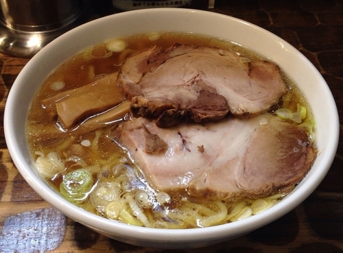 「手もみ中華そば＋餃子セット(650円＋350円)」@つけめん・らーめん活龍 下館店の写真