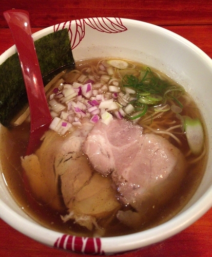 「1日限定 奥美濃古地鶏と焼きアゴの醤油らーめん ¥850」@麺処 あす花の写真