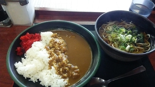 「カレーライスセット 570円」@新田毎 秋葉原の写真