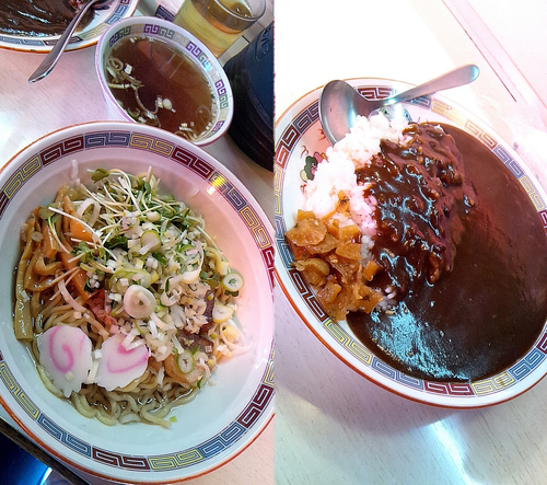 「『カレー&宝ソバセット(￥1000)』」@宝華の写真