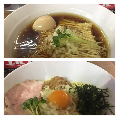 「【限定】醤油かけ＋和え麺950円」@へべれ家の写真