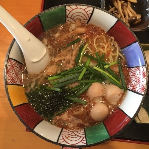 「星火らーめんセット（塩）1050円」@旬魚菜・炭火焼・鍋・星火の写真