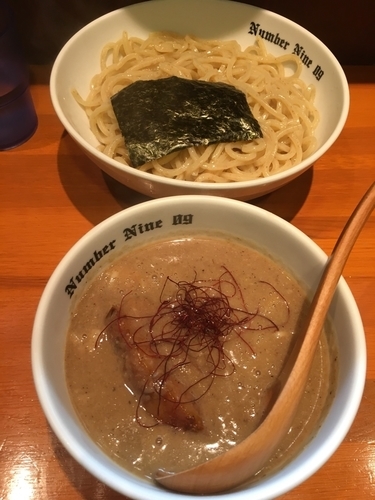 「濃厚つけ麺(煮干)熱盛800円」@麺Dining Number Nine 09の写真