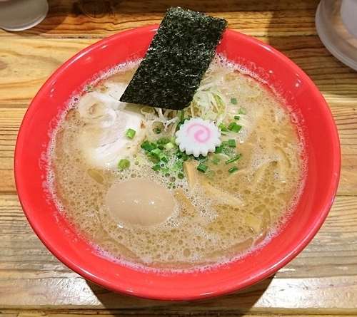 「味玉豚鶏中華そば」@赤備の写真