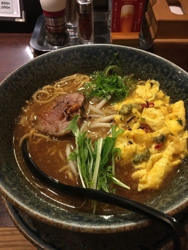 「元気の出る味噌ラーメン　中　850円」@ラーメン札幌一粒庵の写真