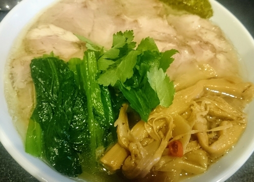 「極塩＋大盛＋肉増し１００円」@piacevole 澤 水天宮店の写真