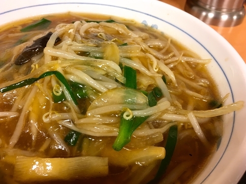 「もやしらーめん・大盛り（クーポン利用）」@福しん 阿佐ヶ谷店の写真