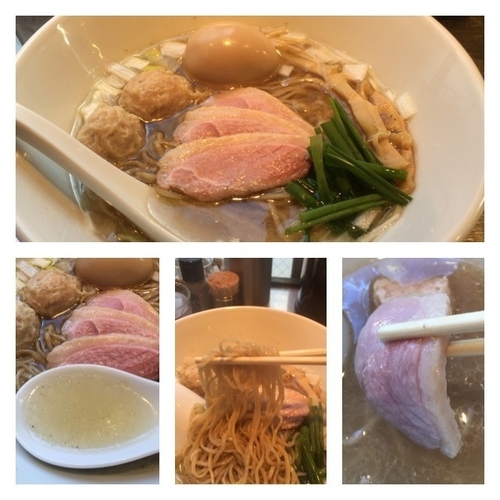 「限定 RAMEN1/20コラボ 鴨塩清湯」@日の丸さんじの写真