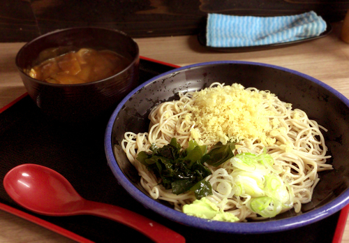 「朝食セット(390円)」@そば処 あり賀せいろうの写真