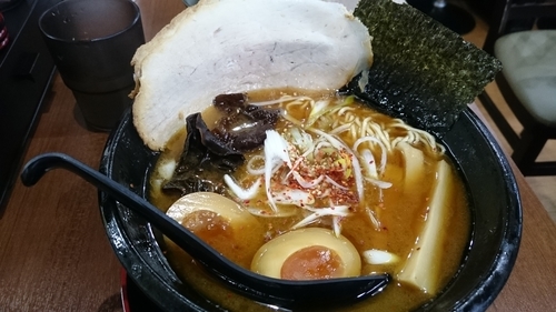 「龍の極(味噌)¥980」@北海道らーめん 鷹の爪 新宿店の写真