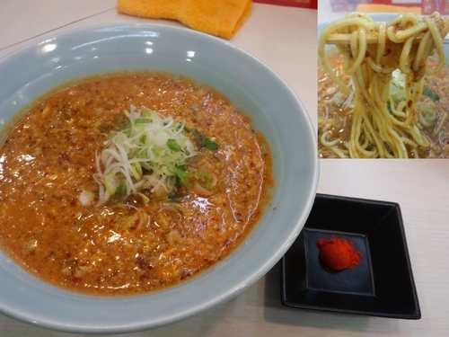 「カレータンタン麺750円＋４辛20円＋ニン​ニク増し100円」@元祖カレータンタン麺 花虎の写真