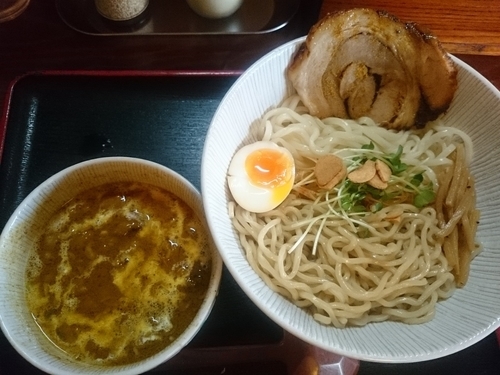 「カレーつけ麺（ハーフ＆ハーフ） ￥800」@和風らーめん 凪の写真