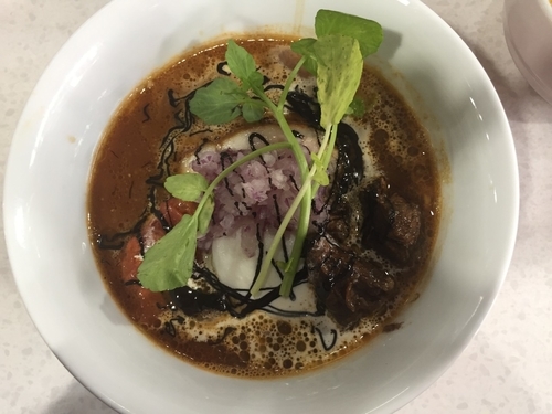 「限定 フォンドボー味噌ラーメン クリスマスバージョン」@ラーメン星印の写真