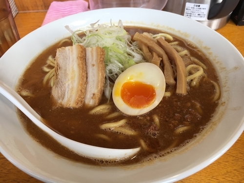 「濃厚味噌中華そば」@麺奏ハモニカの写真