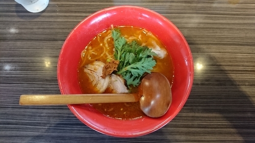 「赤丸塩らー麺（￥950）」@厚木本丸亭の写真