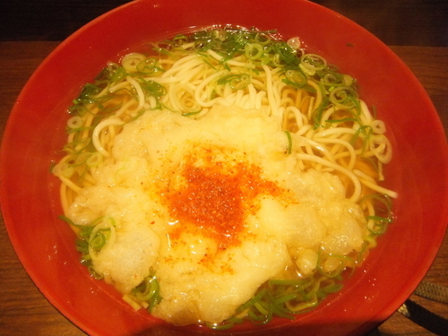 「天ぷらえきそば大盛400円」@えきそば 姫路駅店の写真