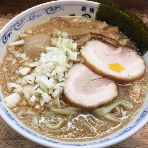 「背脂煮干ラーメン830円+味玉100円」@二葉 上荻店の写真