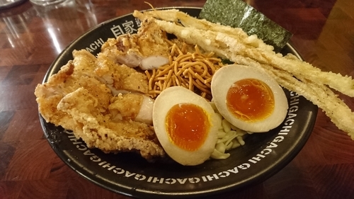 「まぜそばDX」@二丁目 つけめん GACHIの写真