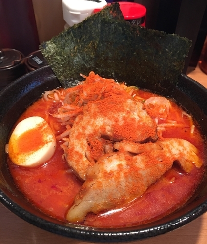 「激辛とんこつ」@ぜろやの写真