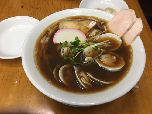 「年越しはまぐりそば」@麺酒処 ふくろうの写真