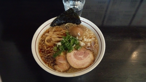 「味玉煮干そば（大）」@中華そば しながわの写真